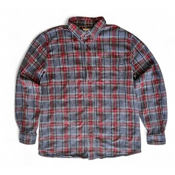 L.L. Bean Other - Men’s L.L. Bean Red Plaid Long Sleeve Button-up Flannel Shirt Sz L